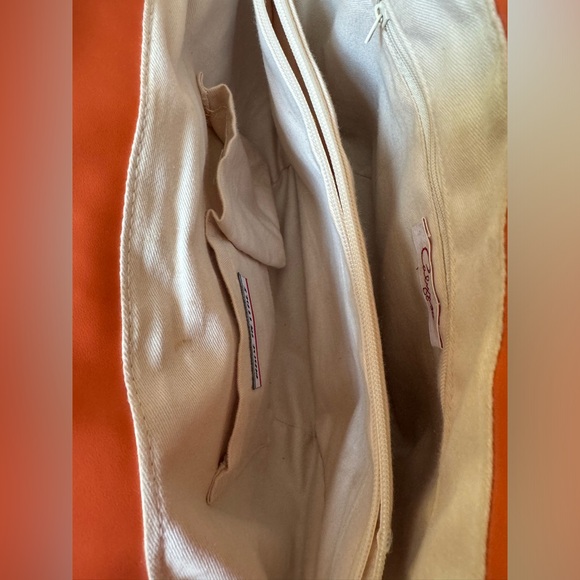 Calypso Orange Straw Handbag - Picture 8 of 9